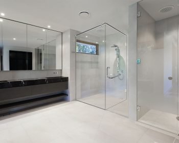 Frameless Shower Enclosure Swing System