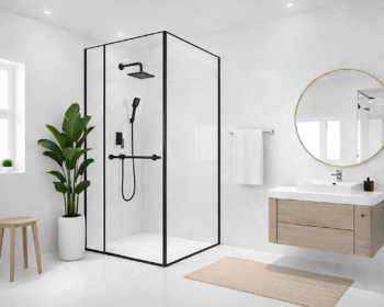 13-1-L-Shape Slide & Fold Door Shower Screen